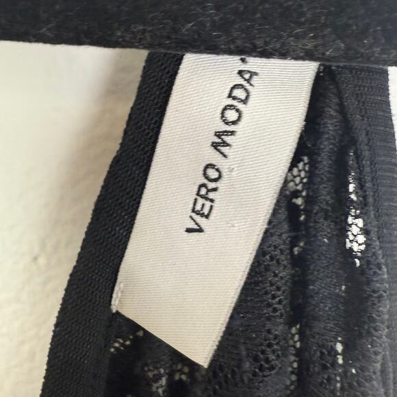 Vero Moda Womens Tanja Sleeveless V-Neck Colorblock Red/Orange Maxi Dress Small - Picture 8 of 10